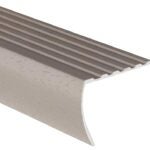 Shur-Trim FA2184HTI06 Stair Nose Moulding, 6 ft L, 1-1/8 in W, Aluminum, Hammered Titanium