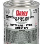 Oatey 48920 PVC 1-Step Medium Gray Cement, 236mL