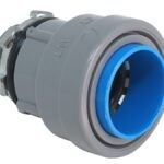 Southwire SIMPush 67600003 Liquidtight Connector, 3/4 in Push-On, 1.65 in Dia, 1.83 in L, PVC