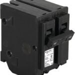 Square D Homeline CHOM240CP Circuit Breaker, Mini, Standard, 40 A, 2 -Pole, 120/240 VAC, Plug Mounting, Black