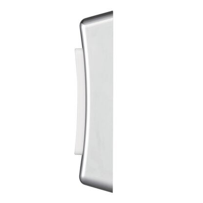 BUTTON BELL DOOR SATIN NICKEL