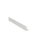 Loxcreen DUA3154SCL08 Corner Guard, 8 ft L, 1 in W, Aluminum, Satin Anodized Sells in Quantity of 5