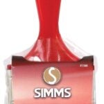 Simms 1300-75 Paint Brush, 3 in W, Flat Brush, 2-3/4 in L Bristle, Polyester Bristle