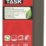 Task Eco Series SP64288 Sanding Block, 5 in L, 3-1/2 in W, 150 Grit, Very Fine