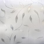 ARTSCAPE 01-0128 Window Film, 36 in L, 24 in W, Etched Leaf Pattern Sells in Quantity of 4