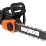 Worx WG384 Cordless Chainsaw, Battery Included, 2 Ah, 40 V, Lithium-Ion, 14 in L Bar, 3/8 in Pitch