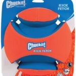 Chuckit! 251201 Dog Toy, L, High-Visibility, Canvas/Foam/Rubber, Blue/Orange