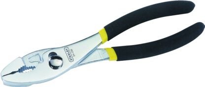 STANLEY 84-098 Slip Joint Plier, 8 in OAL, 11/16 in Jaw Opening, Cushion-Grip Handle, 1-3/8 in L Jaw