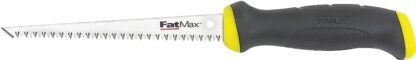 FATMAX 20-556 Jab Saw, 6-1/4 in L Blade, Steel Blade, 8 TPI, Cushion Grip Handle, Plastic/Rubber Handle