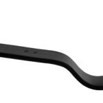 STANLEY 55-525 Pry Bar, 15 in L, Beveled Tip, 1-3/4 in Claw Blade Width 1, 1-3/4 in Claw Blade Width 2 Tip, HCS