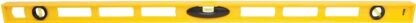 STANLEY 42-470 I-Beam Level, 48 in L, 3-Vial, 2-Hang Hole, Non-Magnetic, ABS, Yellow