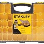 STANLEY 014725R Tool Organizer, 25-Compartment, Black/Clear Yellow