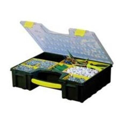 STANLEY STST14710 Deep Professional Organizer, 16-1/2 in L, 13.3 in W, 4.2 in H, 10-Compartment, Plastic