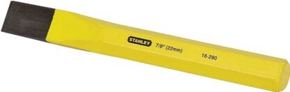 STANLEY 16-290 Cold Chisel, 7/8 in Tip, 8 in OAL, Vanadium Steel Blade