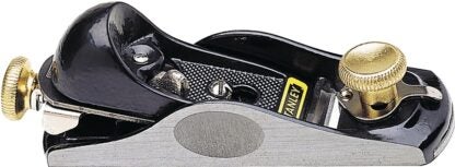 STANLEY Surform Series 12-960 Low Angle Block Plane, 1-3/8 in W Blade, Iron Body, Gray