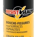 Resisto 50003 Crack Filler, Paste, Black, Solvent, 300 mL, Cartridge