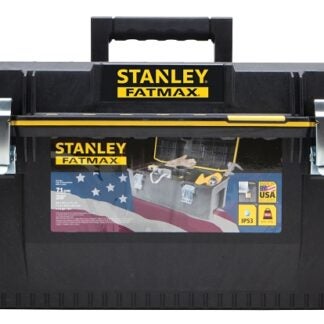 FATMAX 028001L Tool Box, 9.2 gal, Structural Foam, Black/Yellow