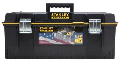 FATMAX 028001L Tool Box, 9.2 gal, Structural Foam, Black/Yellow