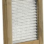 Behrens BWBG7 Galvanized Washboard, 1-1/2 in L, 7-1/2 in W, Wood