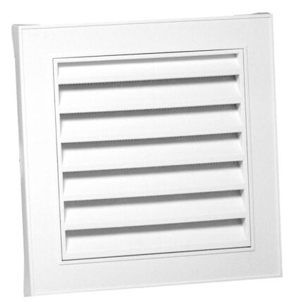 Duraflo 626045-00 Gable Vent, 16.8 in L, 16.8 in W, Square, White