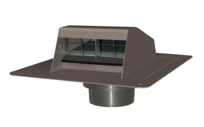 Duraflo 6013BR Roof Dryer Exhaust Vent, 5 in Duct, Brown Hood