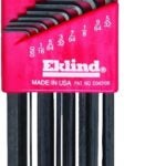 Eklind 10213 Hex Key Set, 13-Piece, Steel, Black