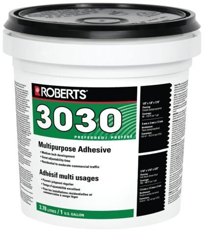 Roberts 3030RB004 Carpet Adhesive, 3.78 L