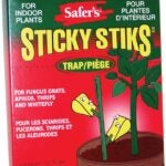 Safer 07-2122CAN Sticky Stiks Fungus Gnat Trap, Solid