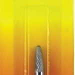 Forney 60124 Burr, 1/4 in Dia Cutting, 1/4 in Shank, Tree Radius Shank, Tungsten Carbide Cutting Edge