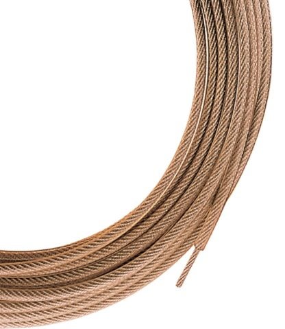 Ben-Mor CS79050 Heavy-Duty Clothesline, 50 ft L, Steel, Gold Sells in Quantity of 20