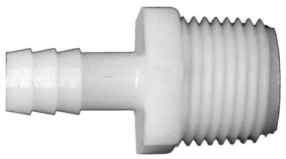 Fairview 525-12DP Pipe Coupler, 3/4 in, Hose Barb, 1/2 in, MPT, 250 psi Pressure, Nylon Sells in Quantity of 10