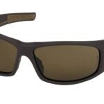 Safety Works SWX00312 Polarized Safety Glasses, Anti-Fog Lens, Full Frame, Plastic Frame, Brown Frame