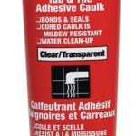 DAP KWIK SEAL 71055 Kitchen and Bath Adhesive Caulk, Clear, 40 to 100 deg F, 162 mL Tube