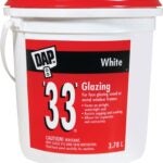 DAP 33 71090 Glazing Compound, Paste, Slight, Off-White/White, 3.78 L Pail