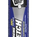 DAP EXTREME STRETCH 74865 Premium Elastomeric Sealant, White, 2 to 4 hr Curing, 40 to 100 deg F, 10.10 fl-oz Cartridge