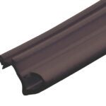 Climaloc Plus CF28414 Door Replacement, 5/8 in W, 84 in L, Aluminum/Vinyl, Brown