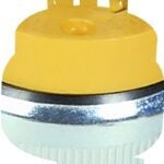 Arrow Hart 2364-BOX Locking Plug, 2 -Pole, 20 A, 250 V, NEMA: NEMA L6-20, Yellow