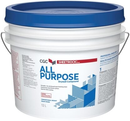 Sheetrock 381420 All-Purpose Drywall Compound, Paste, Off-White