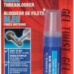 Permatex 24215 Medium Strength Threadlocker, 10 g Tube, Gel, Blue