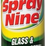 Spray Nine C23319 Glass and Stainless Steel Cleaner, 19 oz Aerosol Can, Liquid, Citrus, White