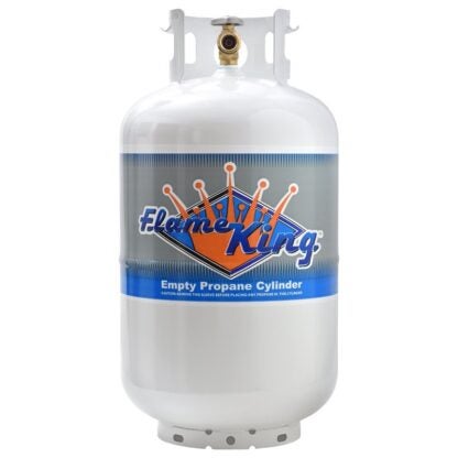 Flame King YSN-301 Propane Cyclinder with Overfill Protection Device Valve, 30 lb Tank, Steel