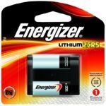 Energizer EL2CR5 EL2CR5BP Battery, 6 V Battery, 1500 mAh, Lithium, Manganese Dioxide