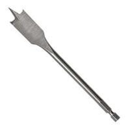 IRWIN 88805 Spade Drill Bit, 5/16 in Dia, 6 in OAL, Flat Flute, 1/4 in Dia Shank, Hex Shank