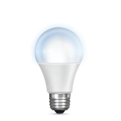 Feit Electric OM60/950CA/AG Smart Bulb, 9 W, Wi-Fi Connectivity: Yes, Voice Control, E26 Medium Lamp Base