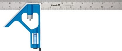 Empire True Blue E250 Combination Square, 1/16 in, Stainless Steel Blade