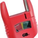 GB GBT-3502 Battery Tester, Analog Display, Red