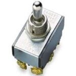 GB GSW-16 Toggle Switch, 125/250 V, DPDT, Screw Terminal, Silver