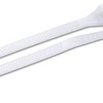 GB 45-315 Cable Tie, Double-Lock Locking, 6/6 Nylon, Natural