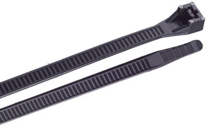 GB 45-518UVBN Cable Tie, 6/6 Nylon, Black