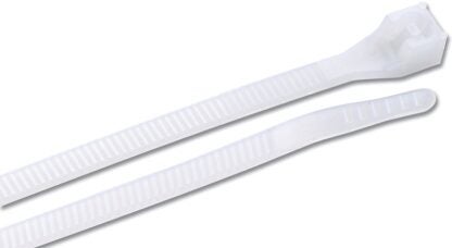 GB 46-210 Cable Tie, Double-Lock Locking, Nylon, Natural